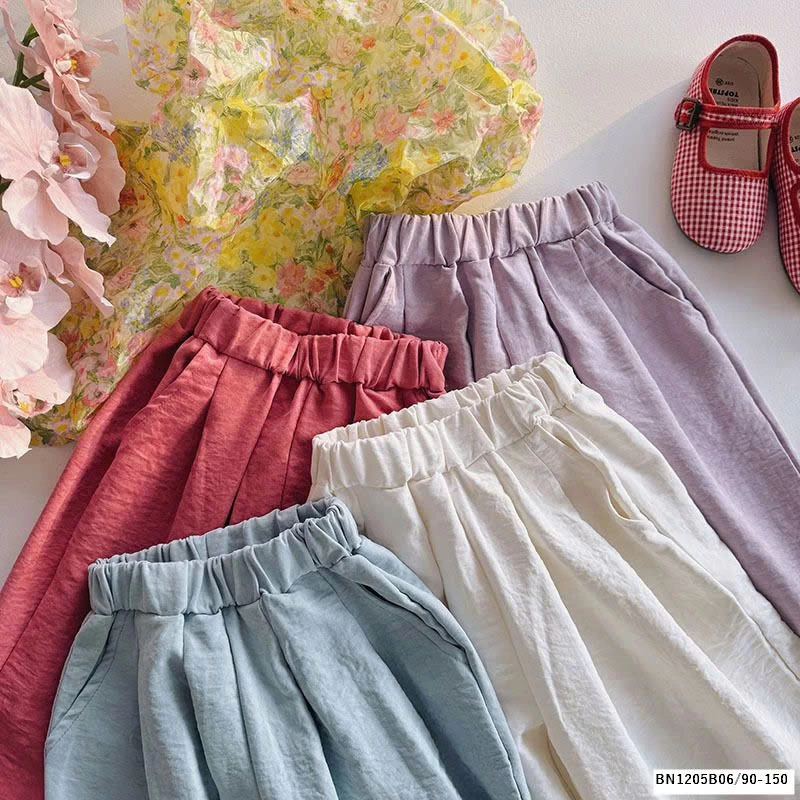 QUẦN SUÔNG THÔ TRƠN MÀU