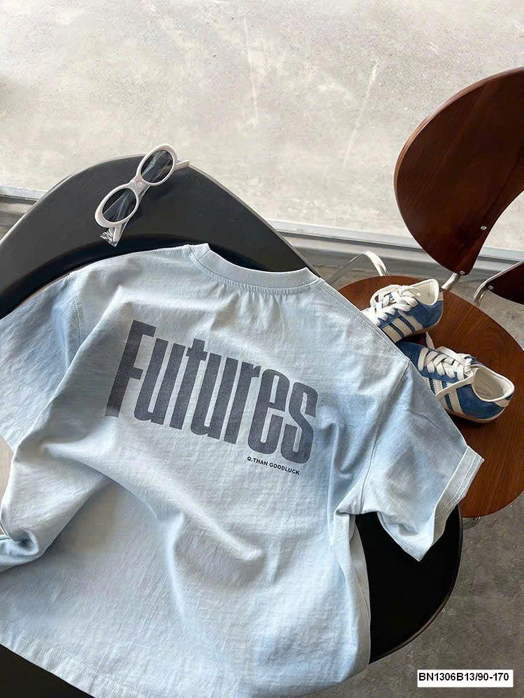 ÁO THUN LOANG MÀU DÁNG RỘNG AMBB  25B131