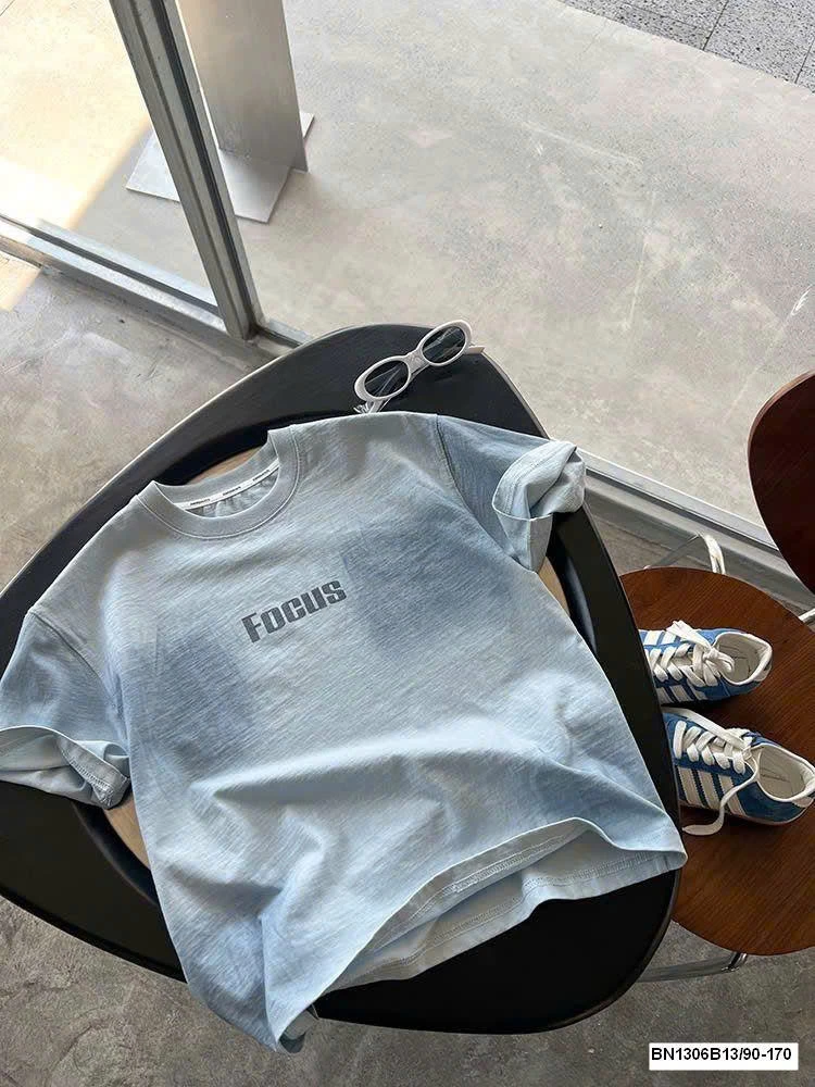 ÁO THUN LOANG MÀU DÁNG RỘNG AMBB  25B131