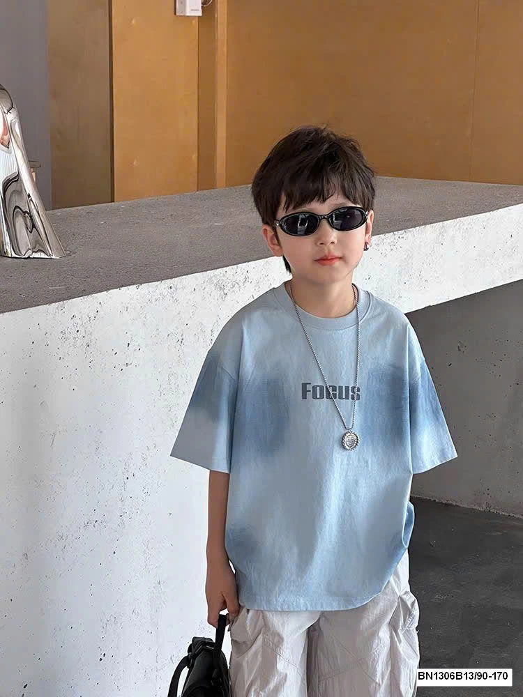 ÁO THUN LOANG MÀU DÁNG RỘNG AMBB 25B131