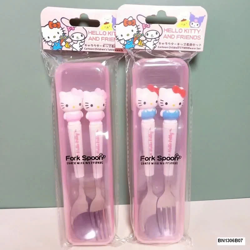 SET ĐŨA THÌA DỄ THƯƠNG KÈM HỘP