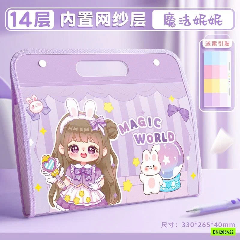 TÚI ĐỰNG TÀI LIỆU BẢN NGANG 14 NGĂN