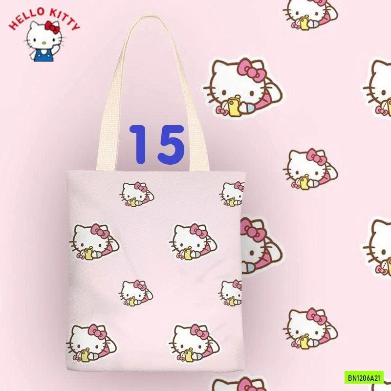 BST TÚI VẢI CANVAS KITTY