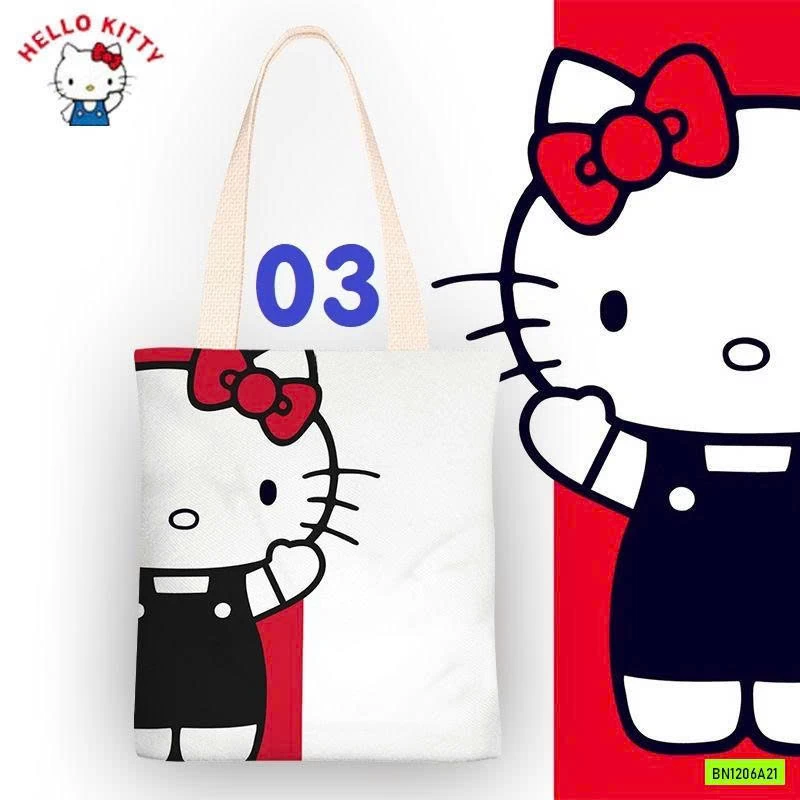BST TÚI VẢI CANVAS KITTY
