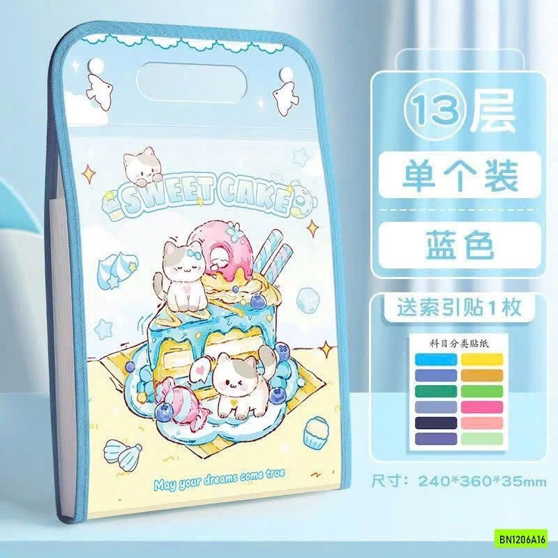 TÚI FILE ĐỰNG TÀI LIỆU 13 NGĂN