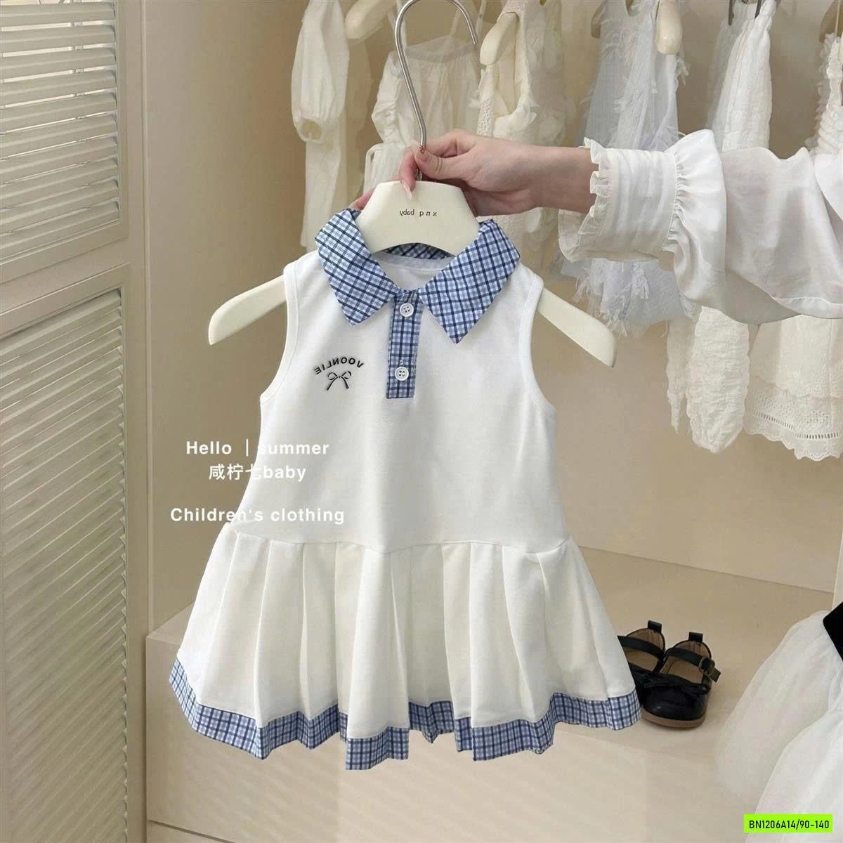 VÁY POLO PHỐI KẺ