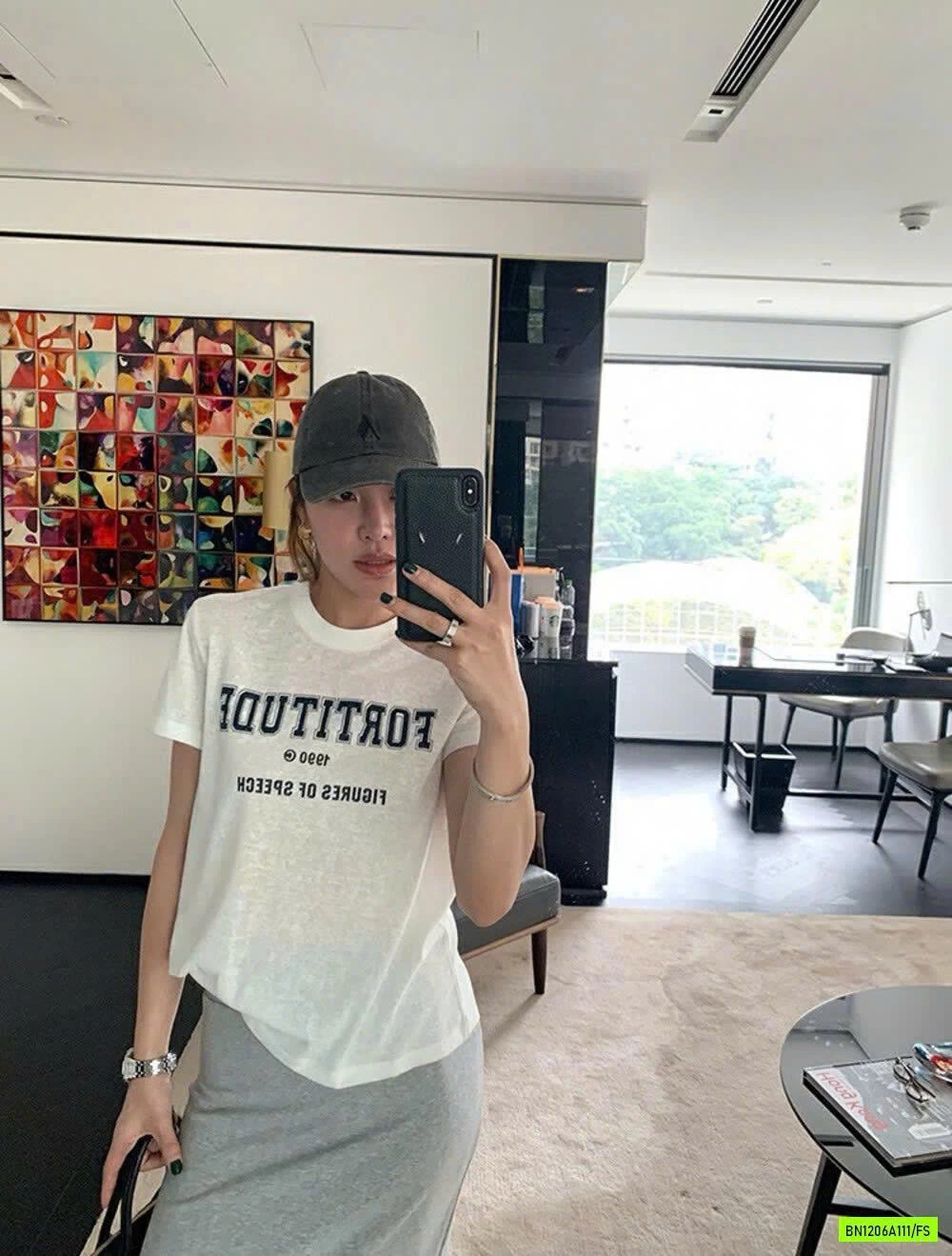 ÁO THUN CỔ TRÒN CHỮ WG.WE