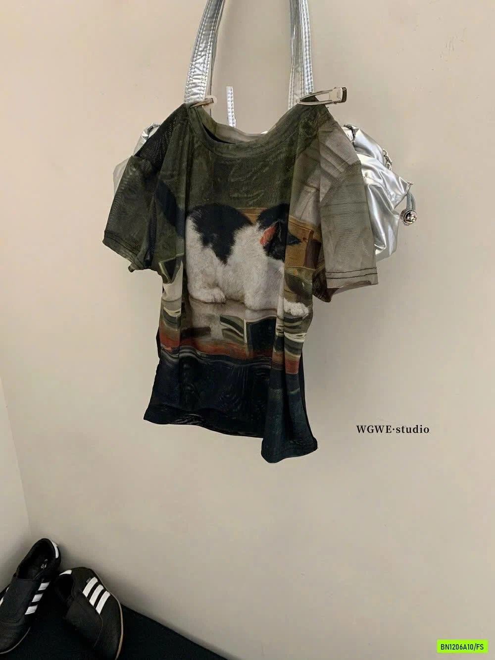 CROPTOP LƯỚI MÈO CON WG.WE