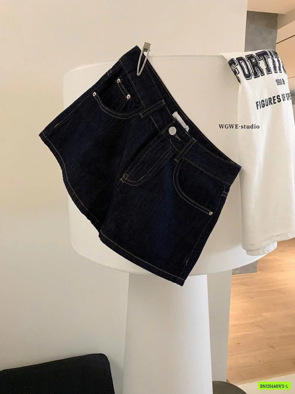 SHORT DENIM CHỈ NỔI WG.WE