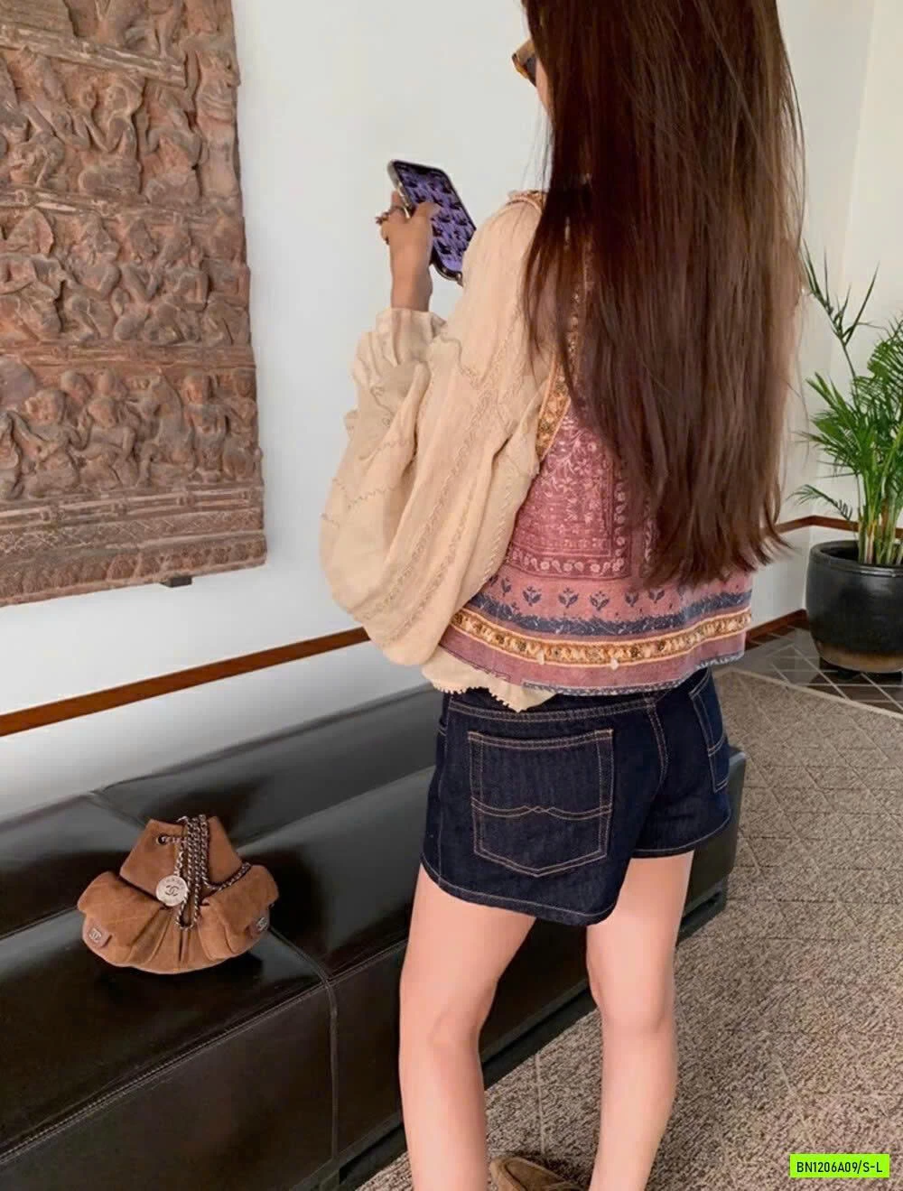 SHORT DENIM CHỈ NỔI WG.WE