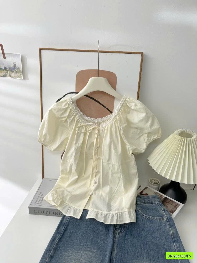 SƠ MI CỔ TRÒN TAY BỒNG