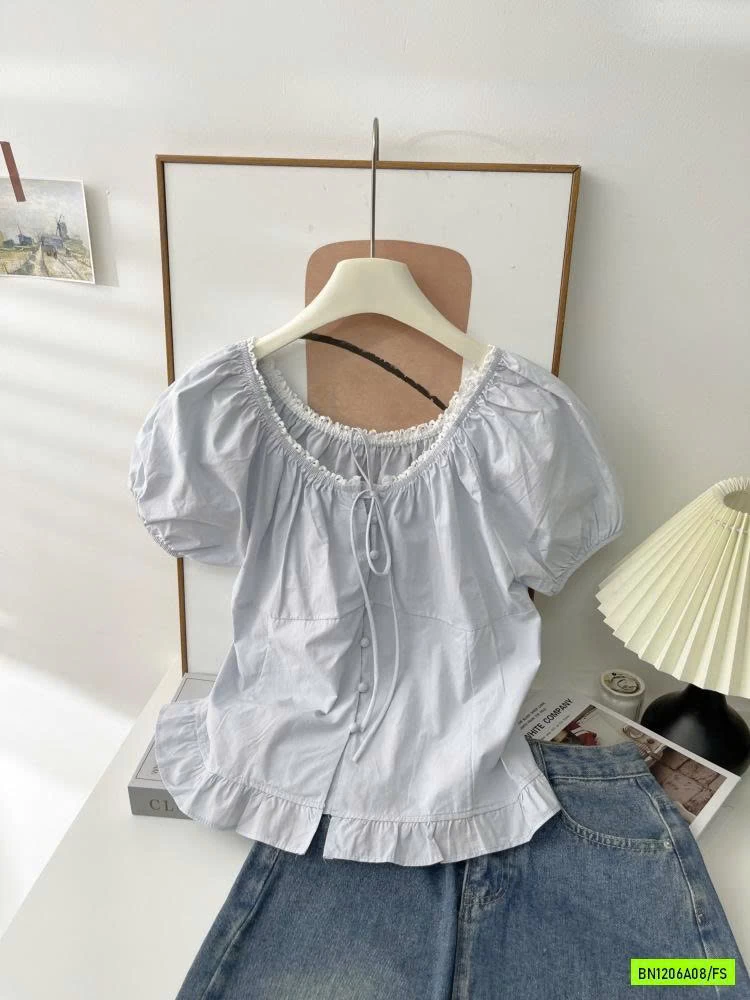 SƠ MI CỔ TRÒN TAY BỒNG