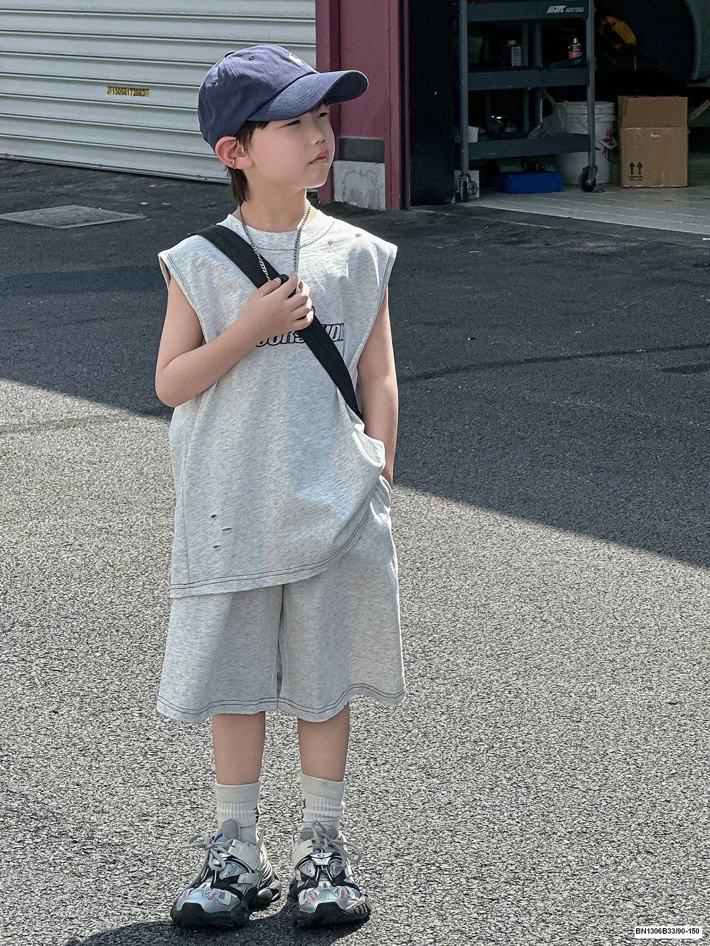 SÉT TANKTOP RÁCH XÁM NHẠT