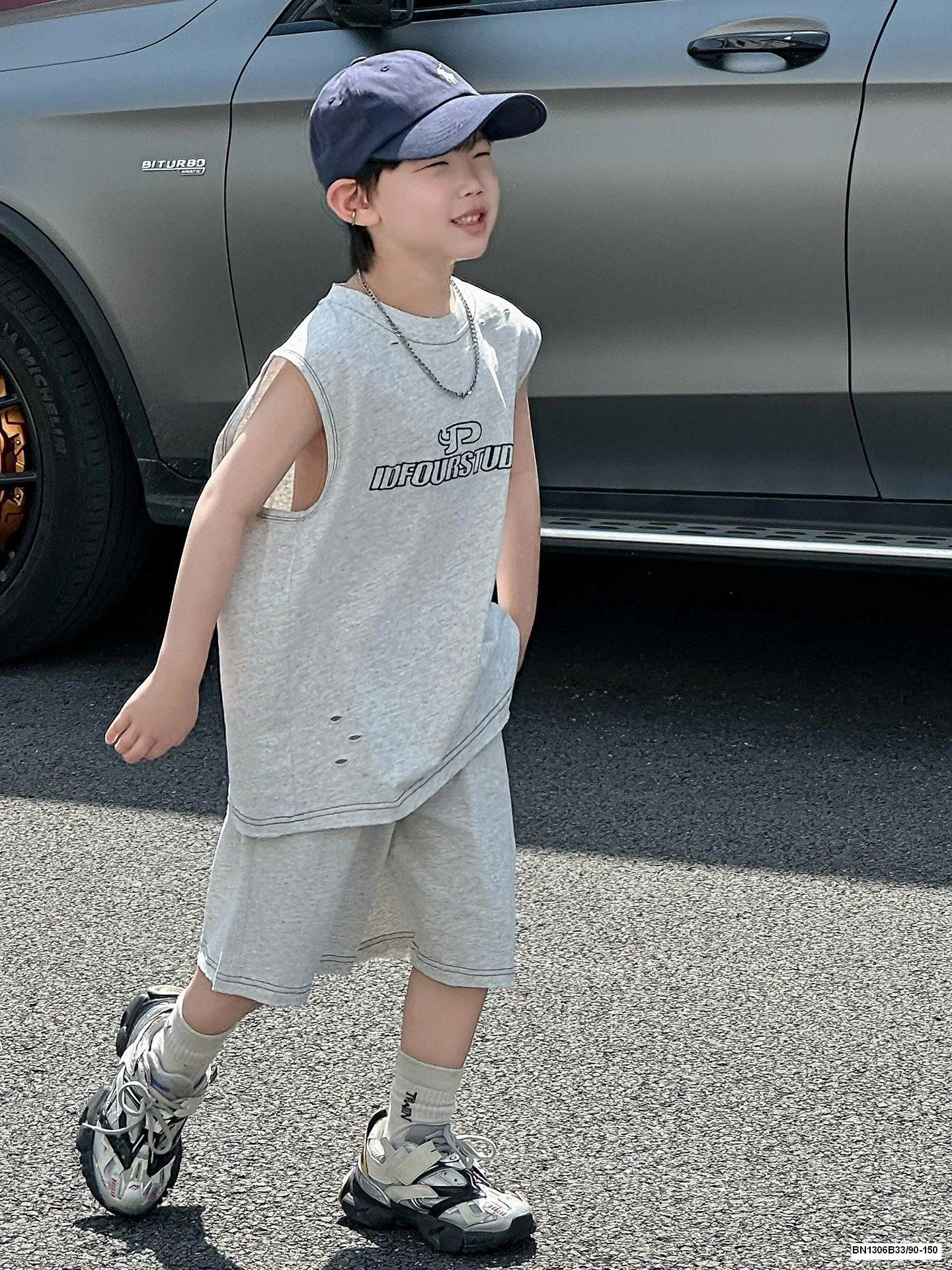 SÉT TANKTOP RÁCH XÁM NHẠT