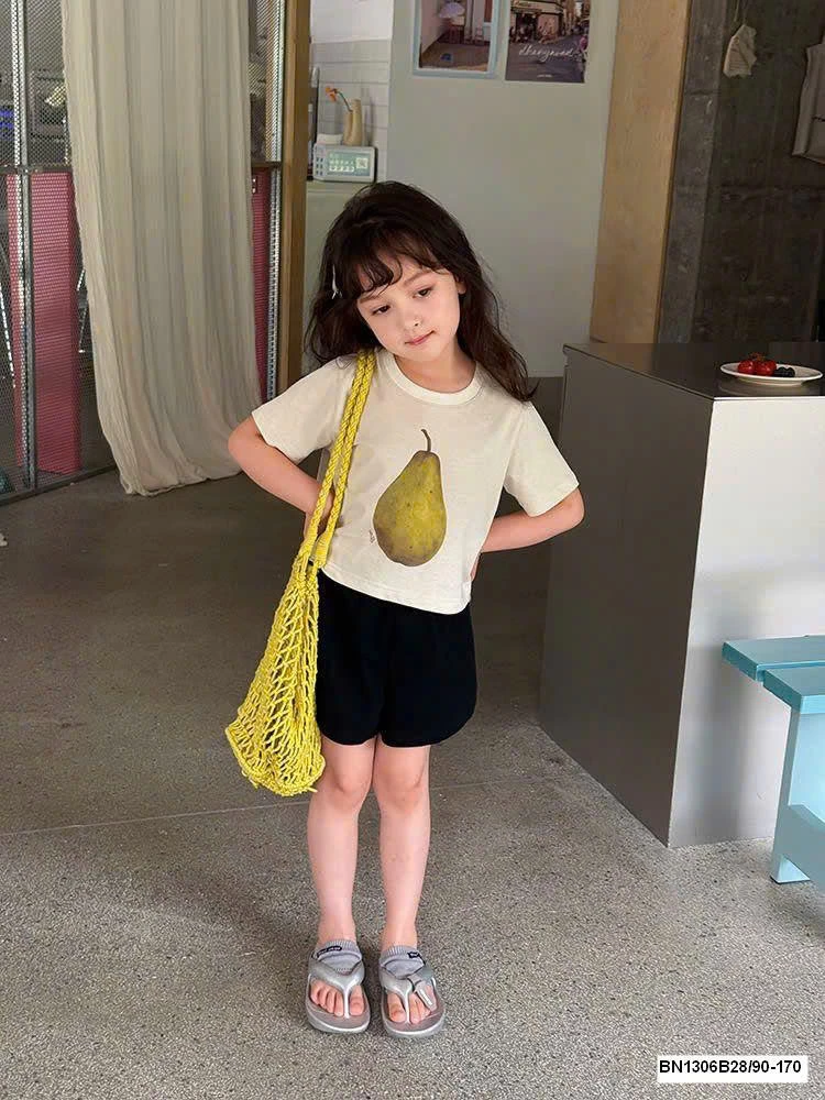 ÁO THUN NGẮN TAY AMBB BÉ GÁI 25D166