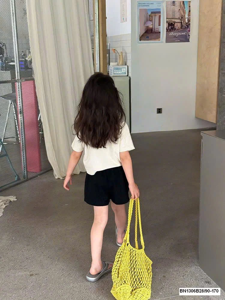 ÁO THUN NGẮN TAY AMBB BÉ GÁI 25D166