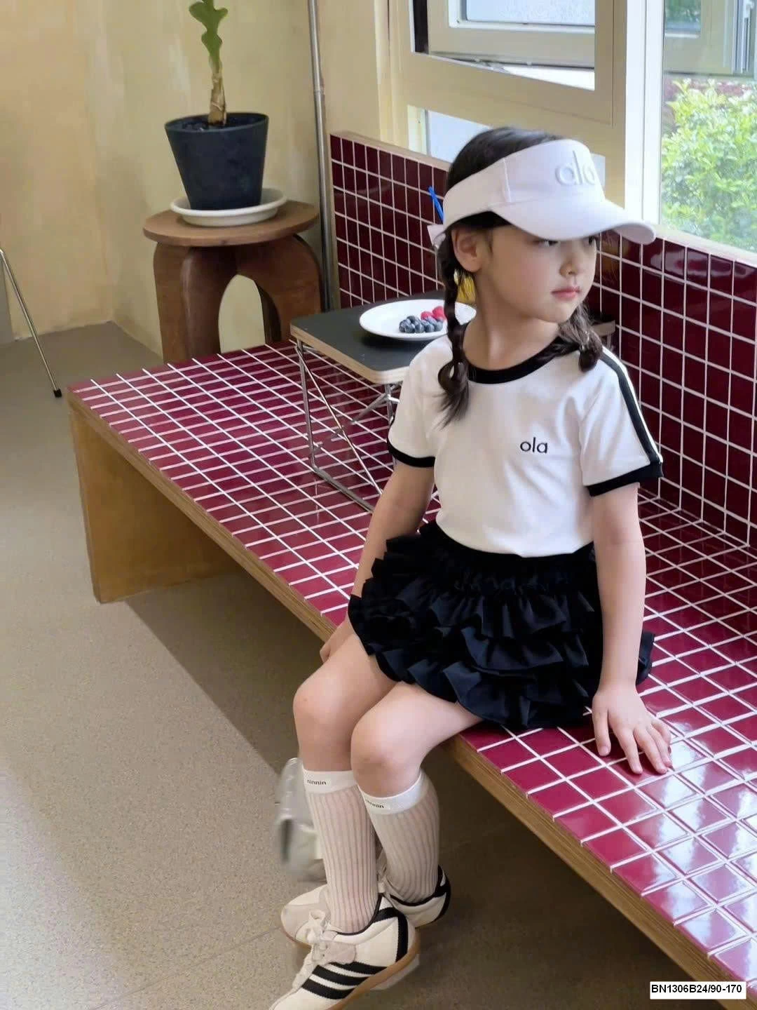 SET ÁO PHÔNG MIX CHÂN VÁY XẾP TẦNG AMBB 25D183