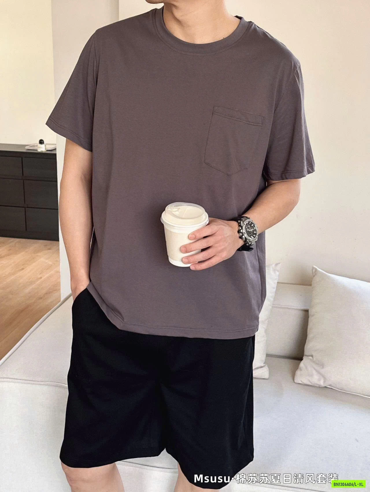 BỘ COTTON NAM MỀM MÁT