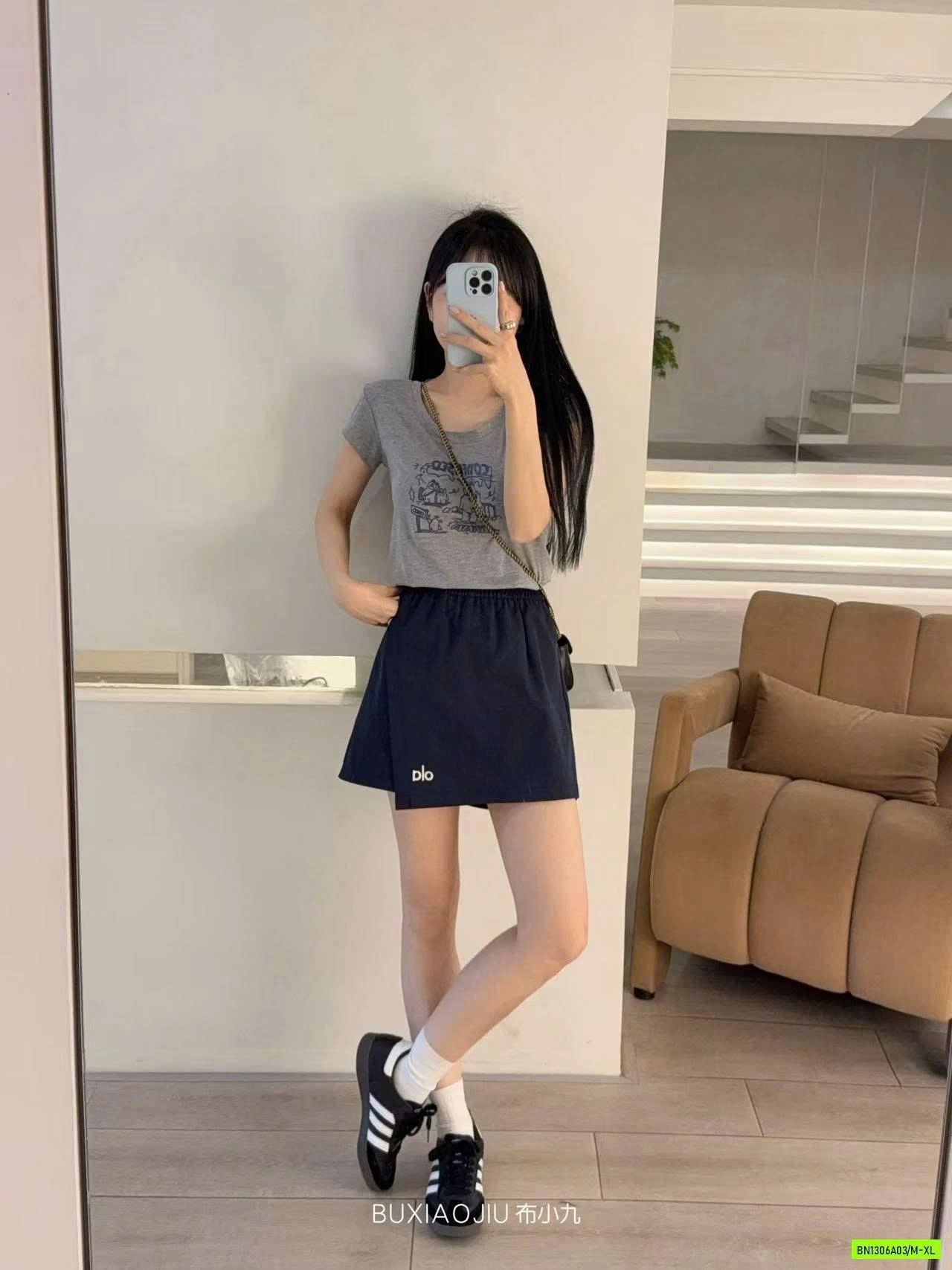 QUẦN GIẢ VÁY THÊU CHỮ CatKaiser