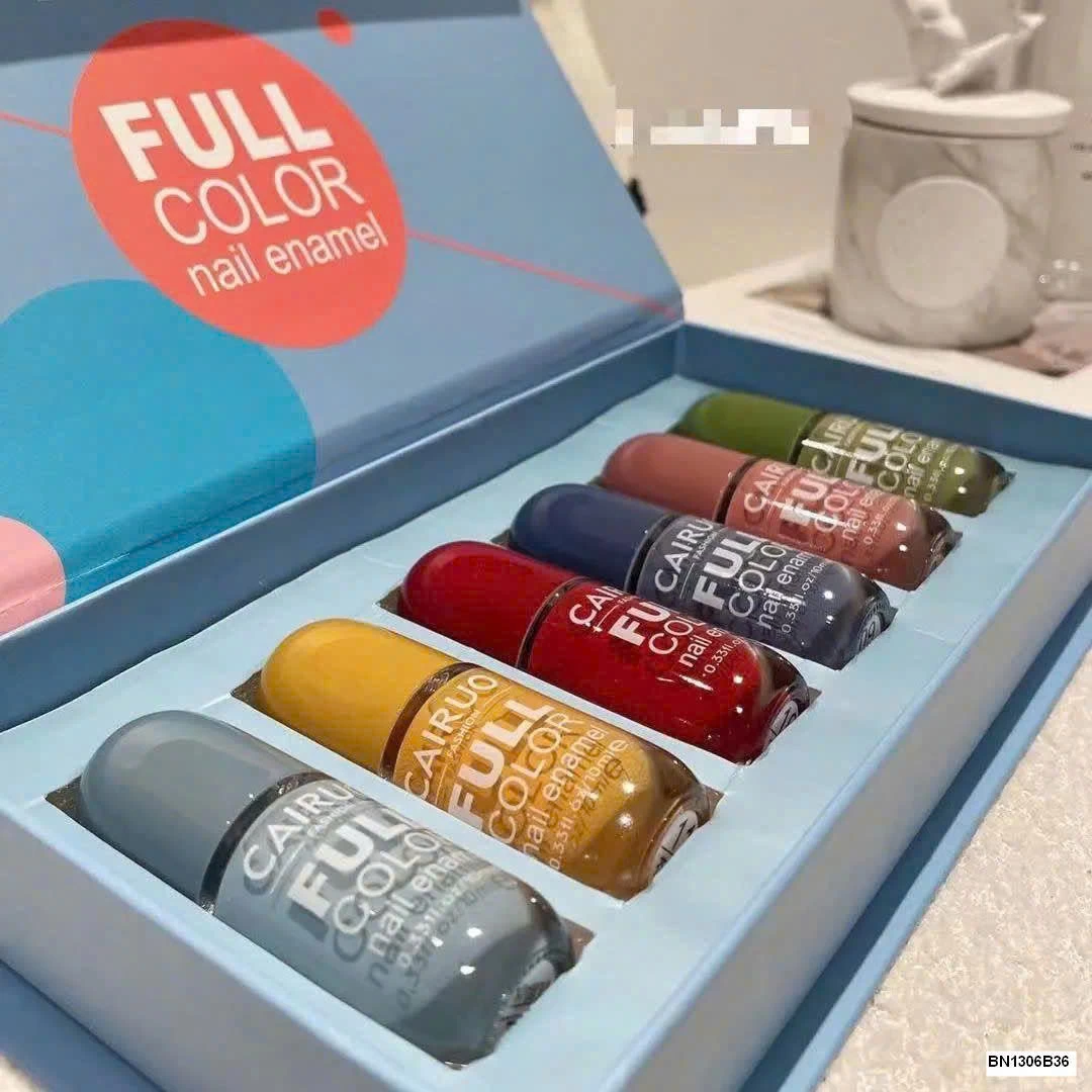 SÉT 6 LỌ SƠN MÓNG TAY CAIRUO NEW COLOR