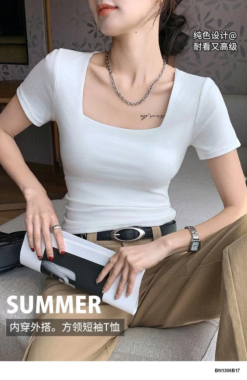 ÁO CỔ VUÔNG NỮ