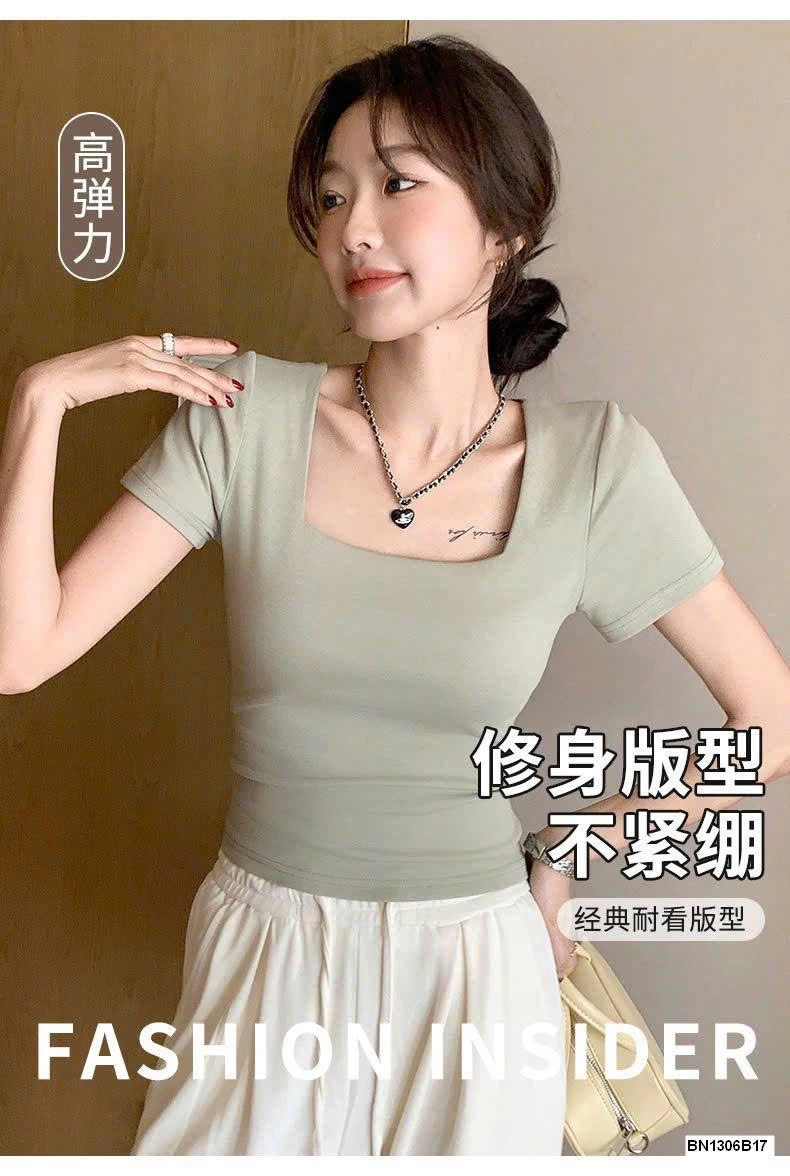 ÁO CỔ VUÔNG NỮ