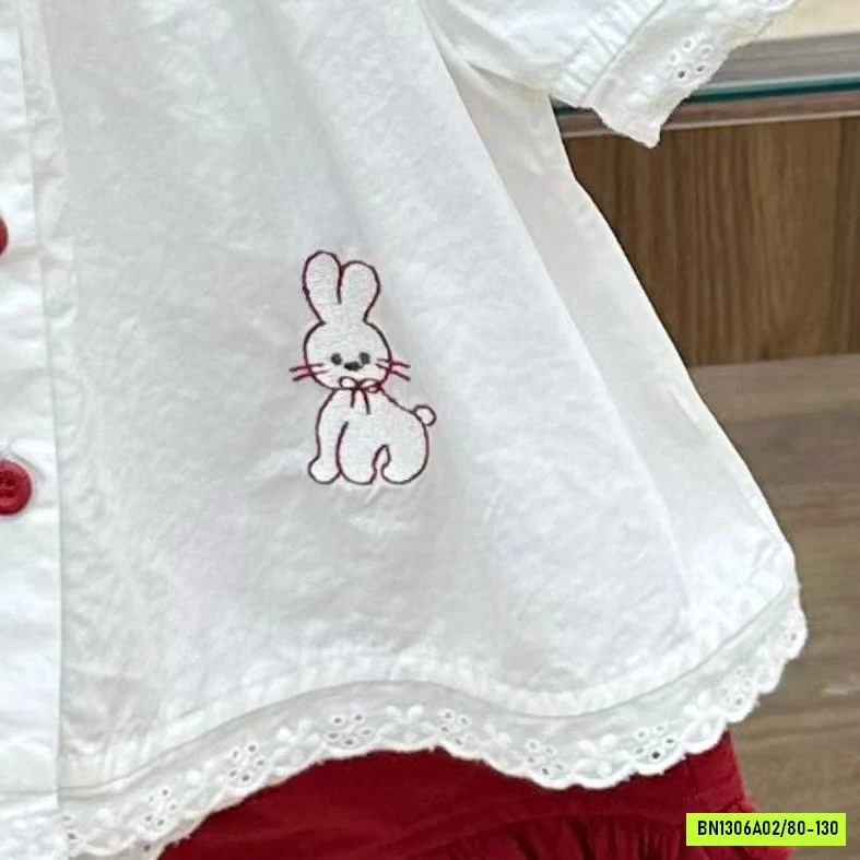 SÉT ÁO THỎ MIX SHORT ĐỎ COCOGIRIN