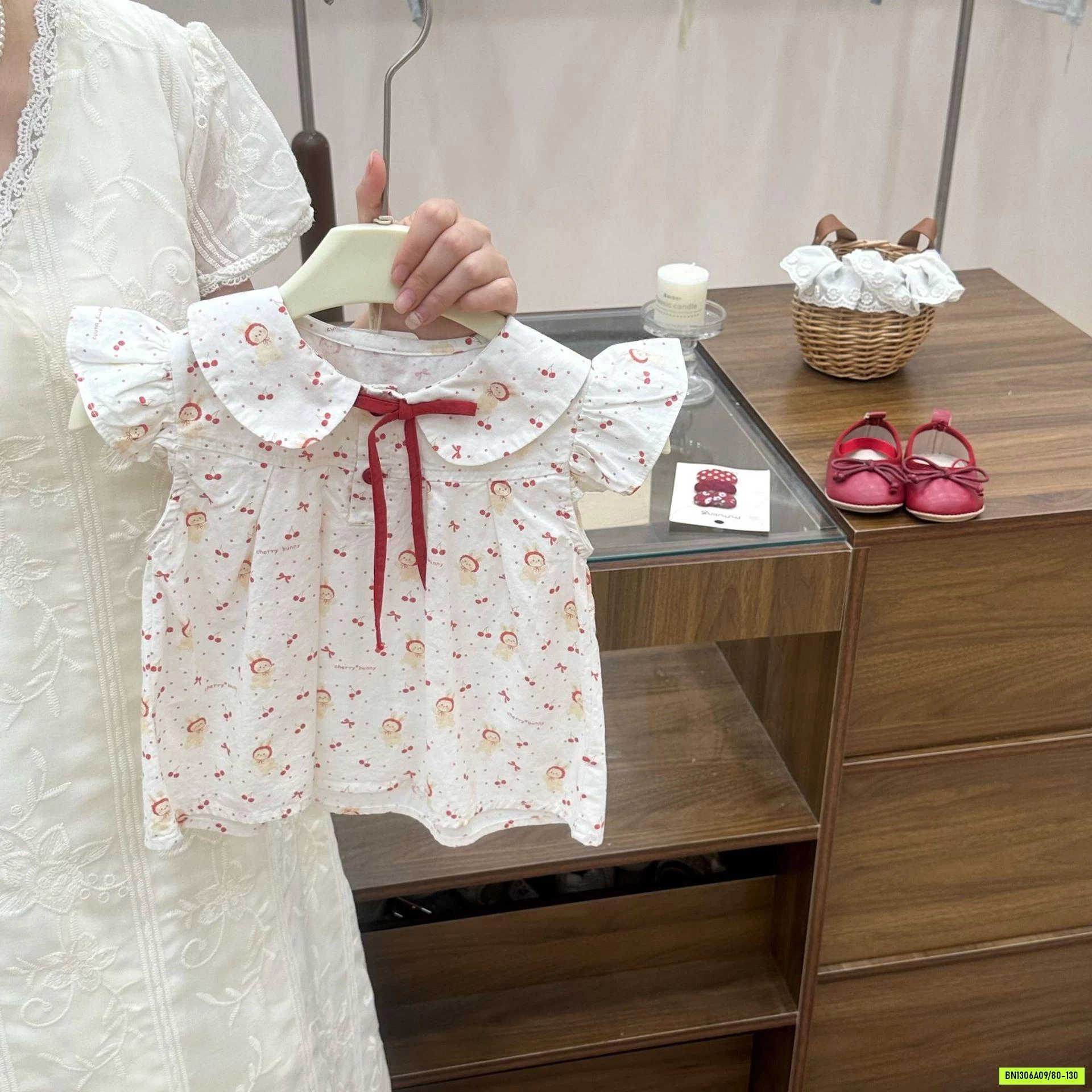 SÉT SƠ MI THỎ ĐỎ COCOGIRIN