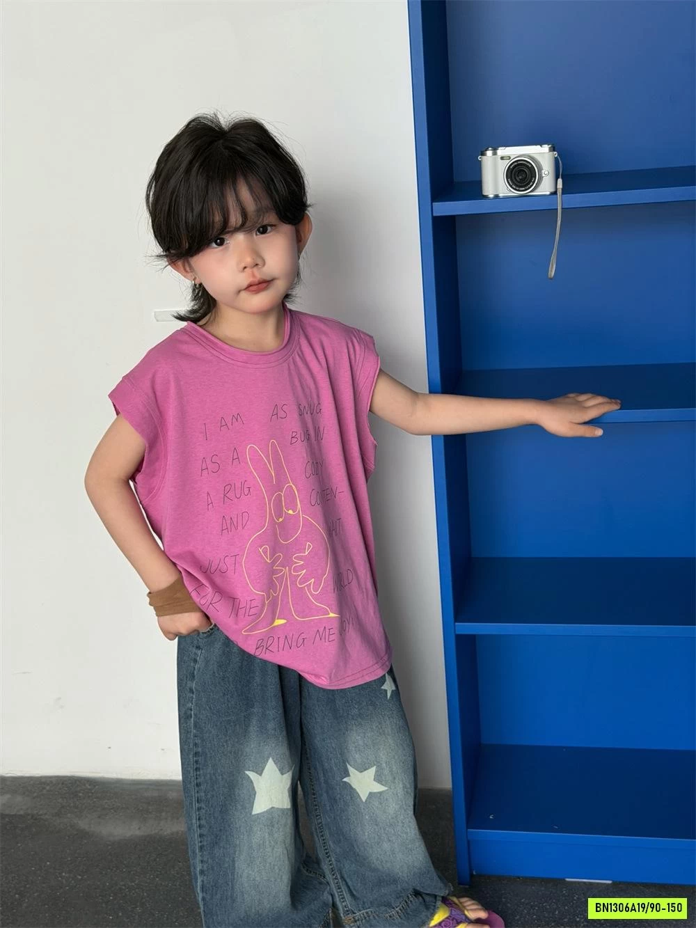 TANKTOP HỒNG IN CHỮ BT