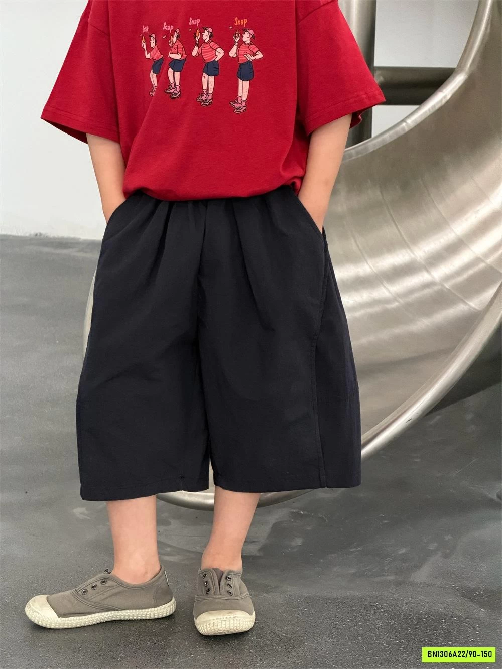 ÁO THUN ĐỎ MIX SHORT ĐEN