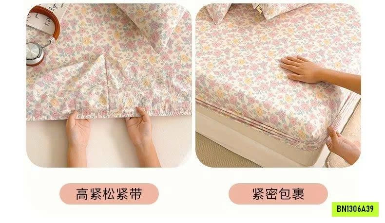 SET GA GIƯỜNG VÀ 2 VỎ GỐI COTTON HÀN