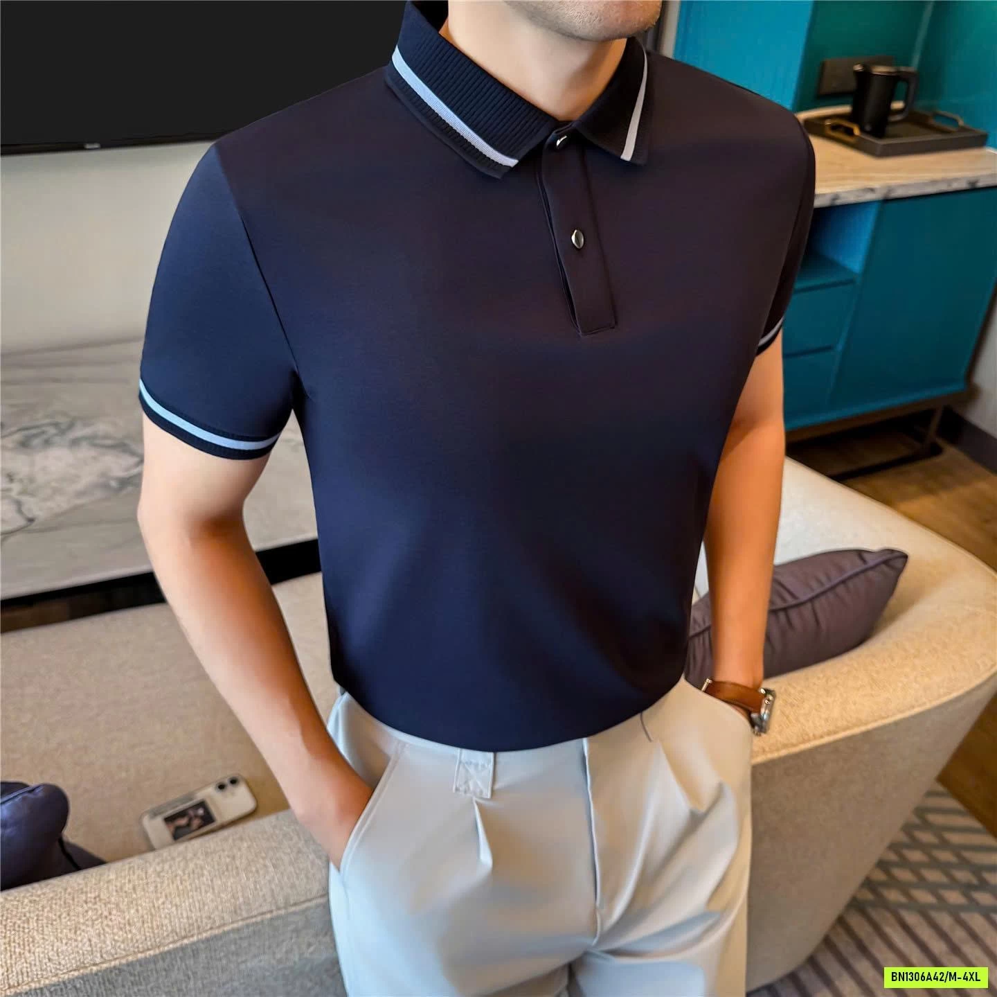 ÁO POLO NAM PHỐI VIỀN CAO CẤP