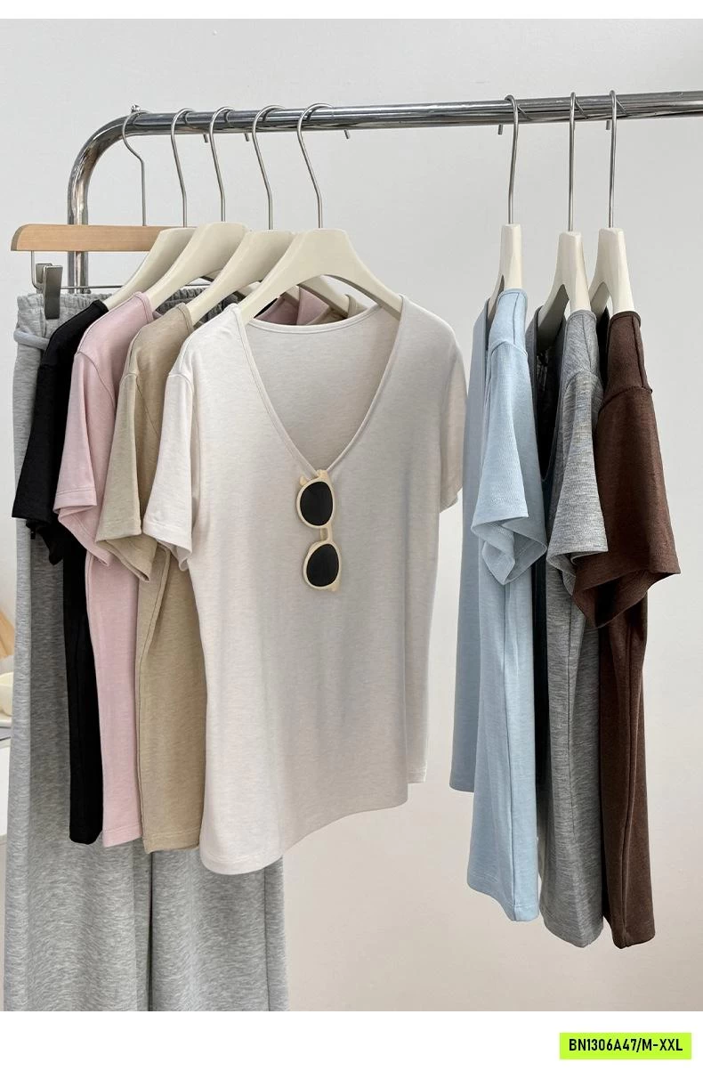 ÁO THUN COTTON CỔ TRÒN