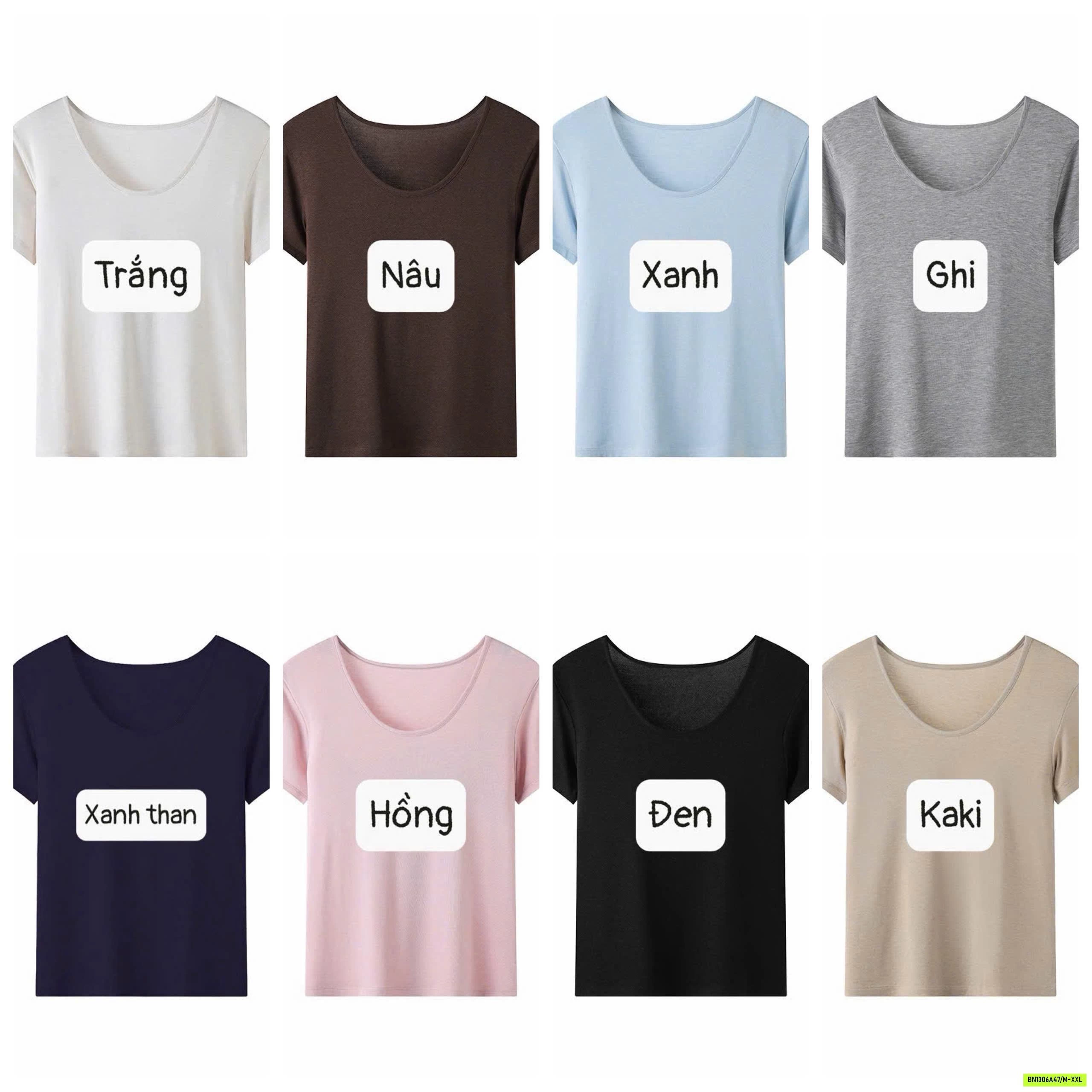 ÁO THUN COTTON CỔ TRÒN