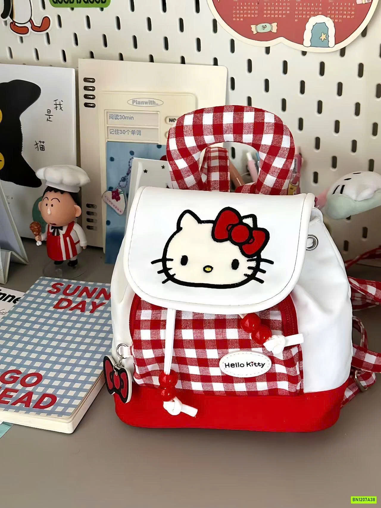 BODY VÁY VIỀN ĐỎ KITTY