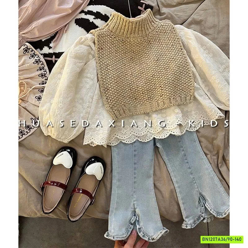 SÉT SƠ MI BBD QUẦN LOE 3 CHI TIẾT