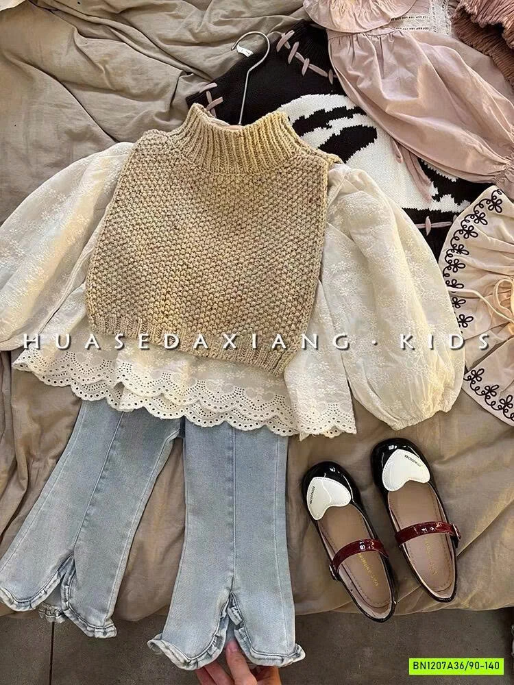 SÉT SƠ MI BBD QUẦN LOE 3 CHI TIẾT