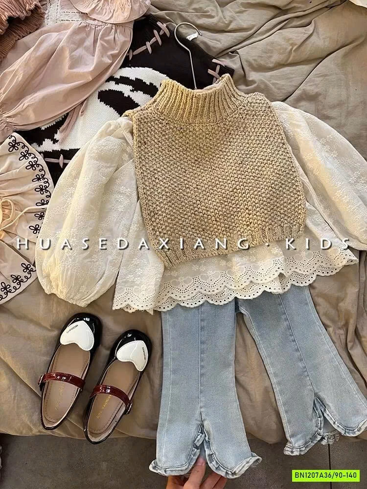 SÉT SƠ MI BBD QUẦN LOE 3 CHI TIẾT