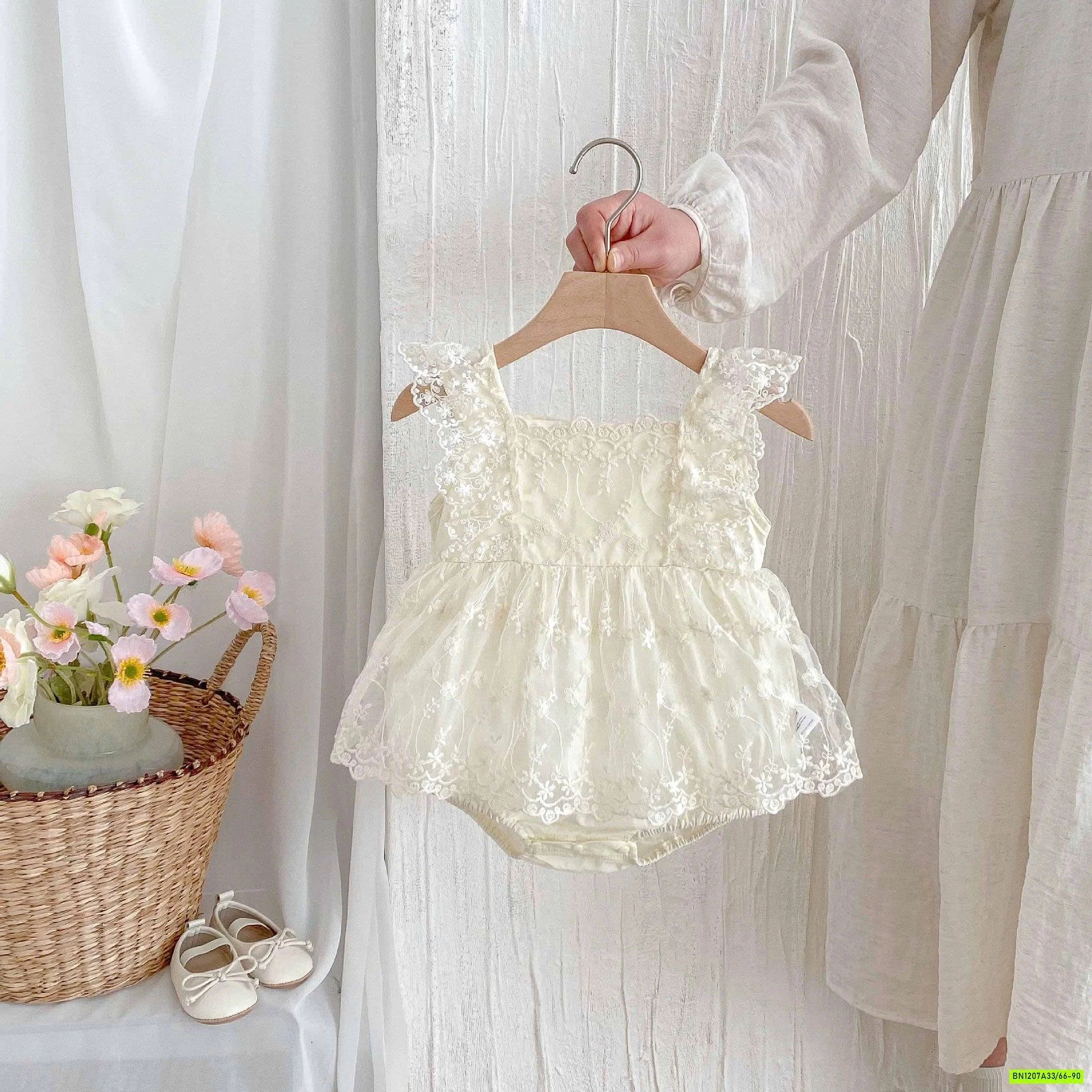 BODY CÁNH TIÊN THÊU HOA NỔI