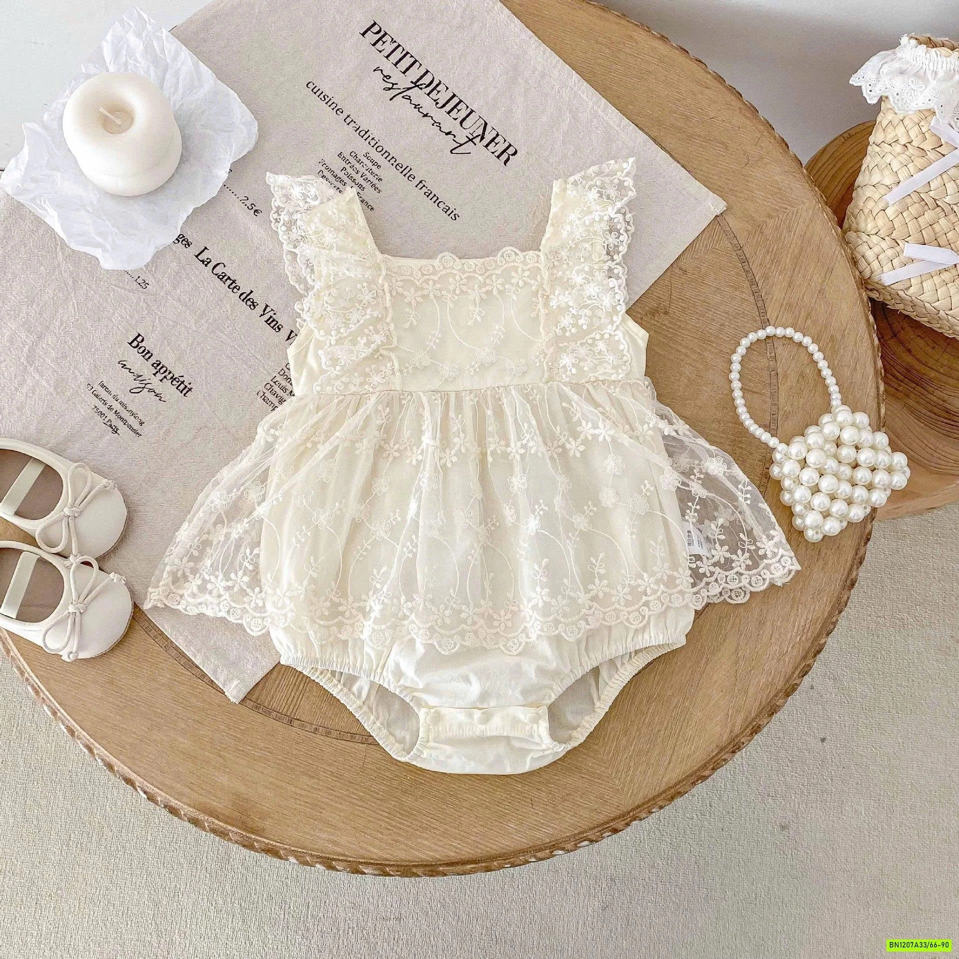 BODY CÁNH TIÊN THÊU HOA NỔI