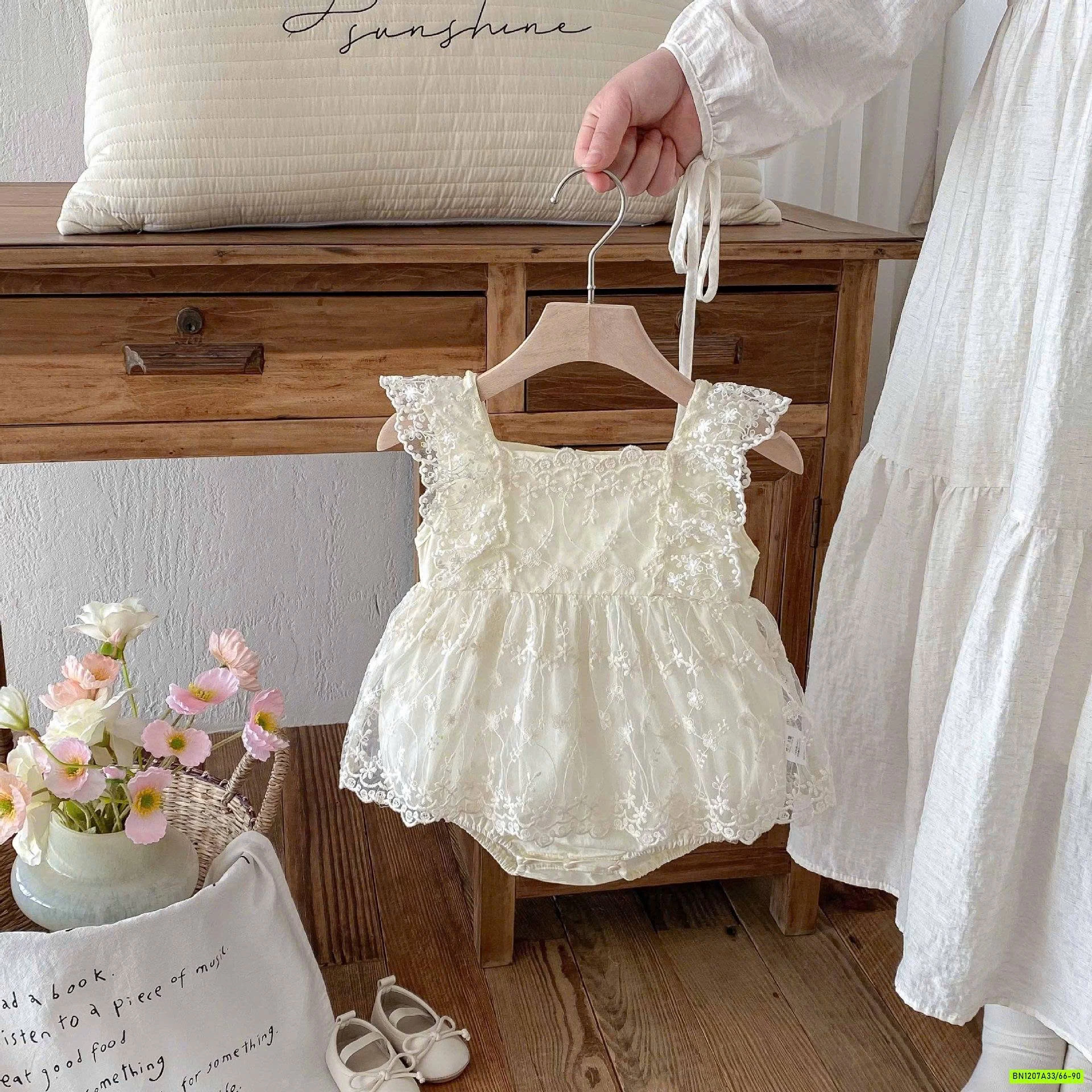 BODY CÁNH TIÊN THÊU HOA NỔI