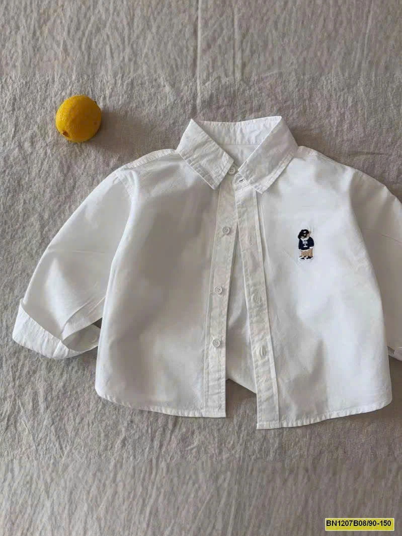ÁO SƠ MI GẤU CHO BÉ