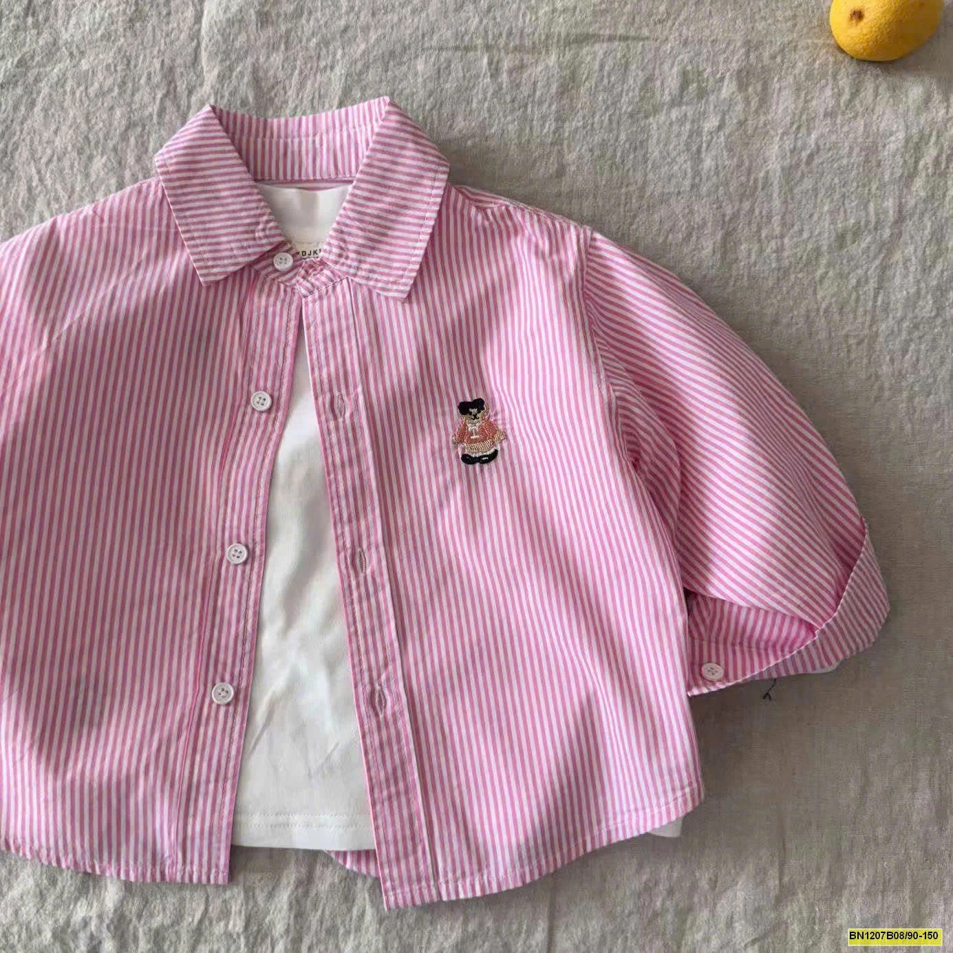 ÁO SƠ MI GẤU CHO BÉ