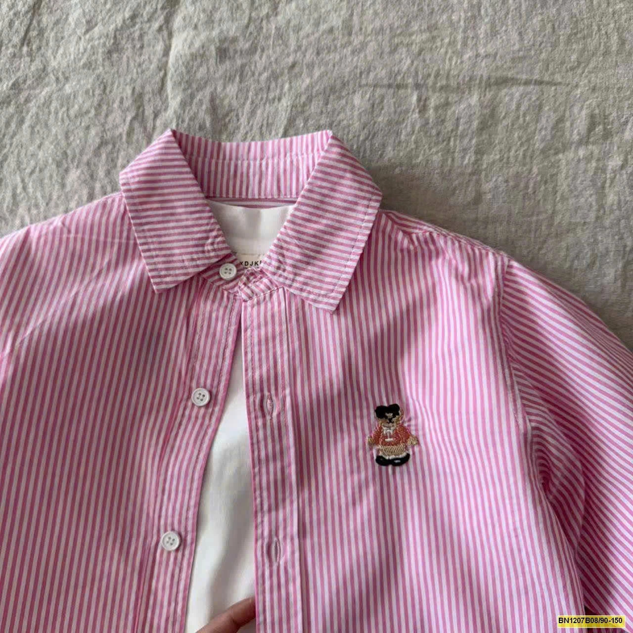 ÁO SƠ MI GẤU CHO BÉ