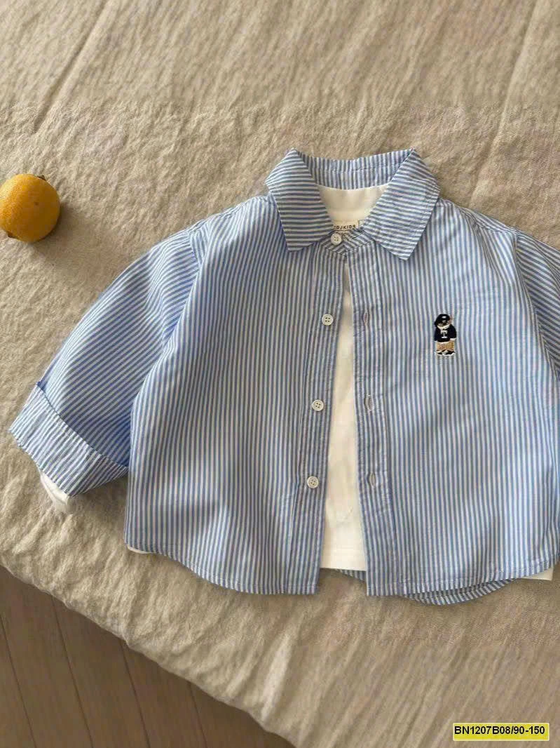 ÁO SƠ MI GẤU CHO BÉ