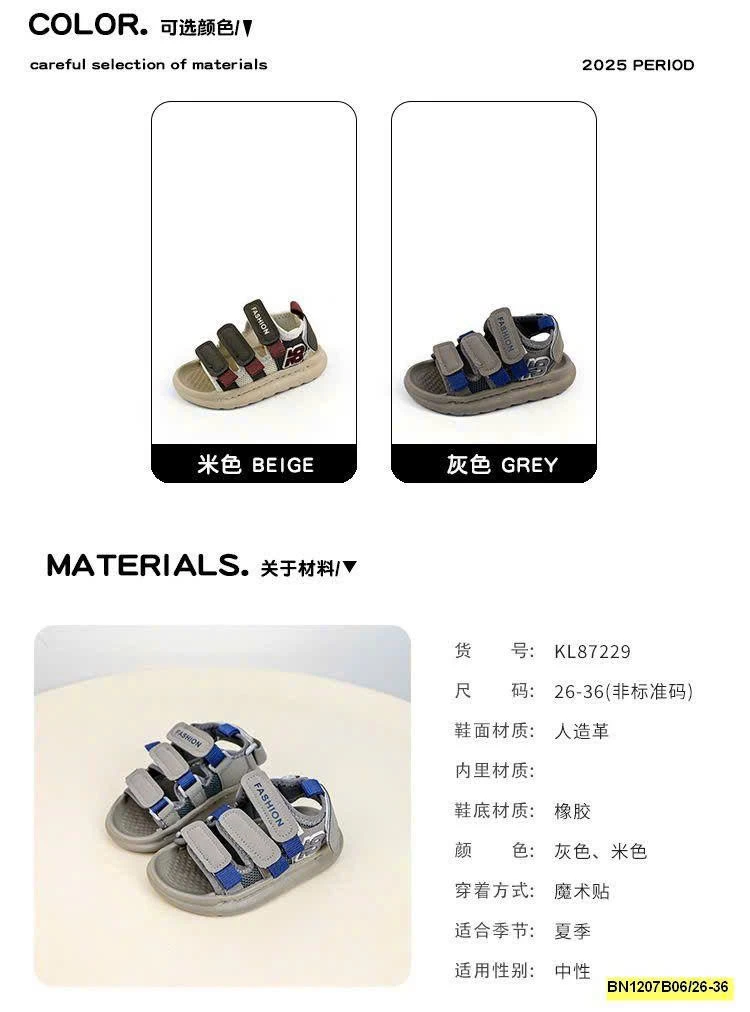 DÉP SANDAL BÉ TRAI