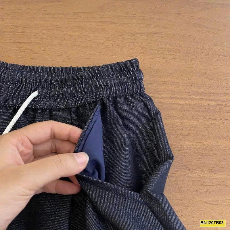 QUẦN SHORT PHỐI VIỀN REN CHO NỮ