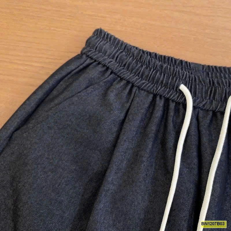 QUẦN SHORT PHỐI VIỀN REN CHO NỮ