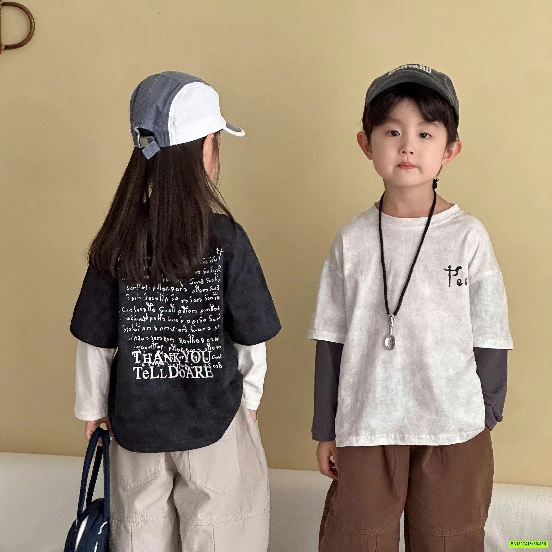 ÁO THUN LOANG GIẢ 2 LỚP DÀI TAY