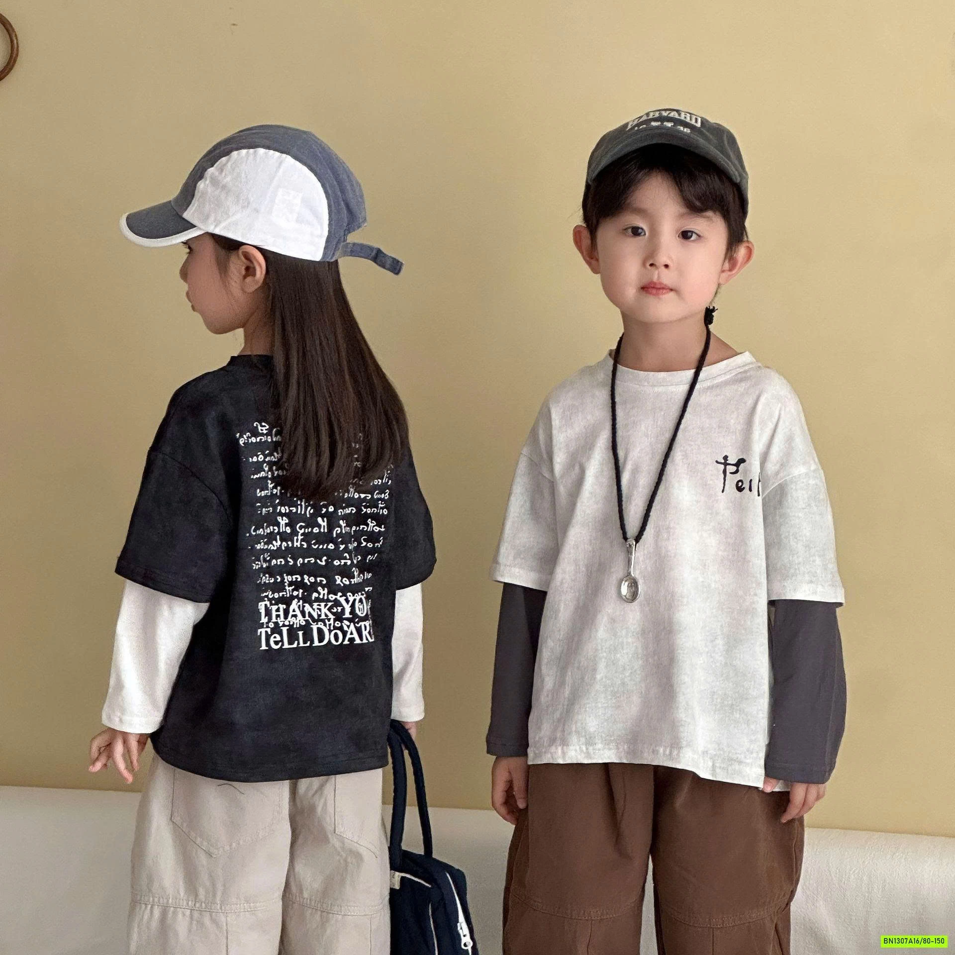 ÁO THUN LOANG GIẢ 2 LỚP DÀI TAY